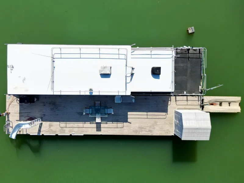 Slide: The Image of Sumerset 14 x 58 Aluminum Hull Houseboat with Catwalks 1977 - 5255890