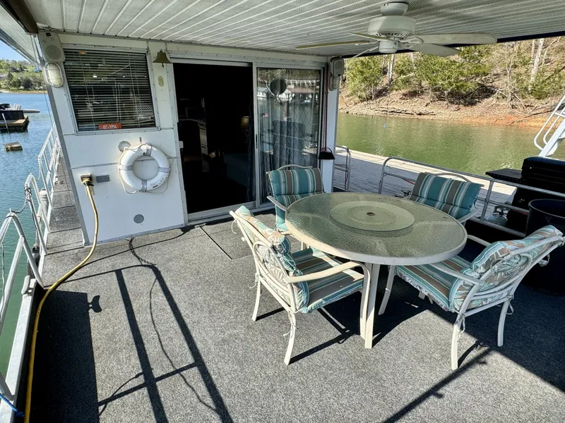 Slide: The Image of Sumerset 14 x 58 Aluminum Hull Houseboat with Catwalks 1977 - 5255897