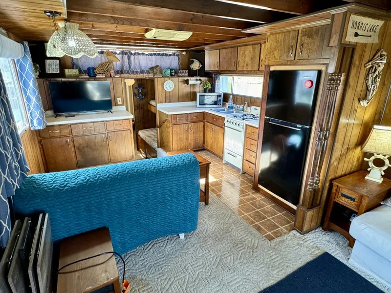 Slide: The Image of Sumerset 14 x 58 Aluminum Hull Houseboat with Catwalks 1977 - 5255907