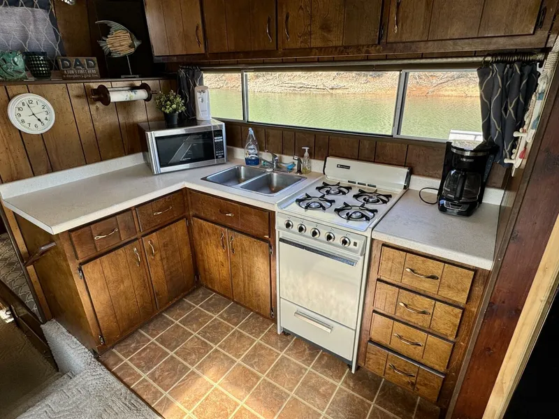 Slide: The Image of Sumerset 14 x 58 Aluminum Hull Houseboat with Catwalks 1977 - 5255910