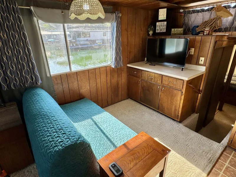 Slide: The Image of Sumerset 14 x 58 Aluminum Hull Houseboat with Catwalks 1977 - 5255915