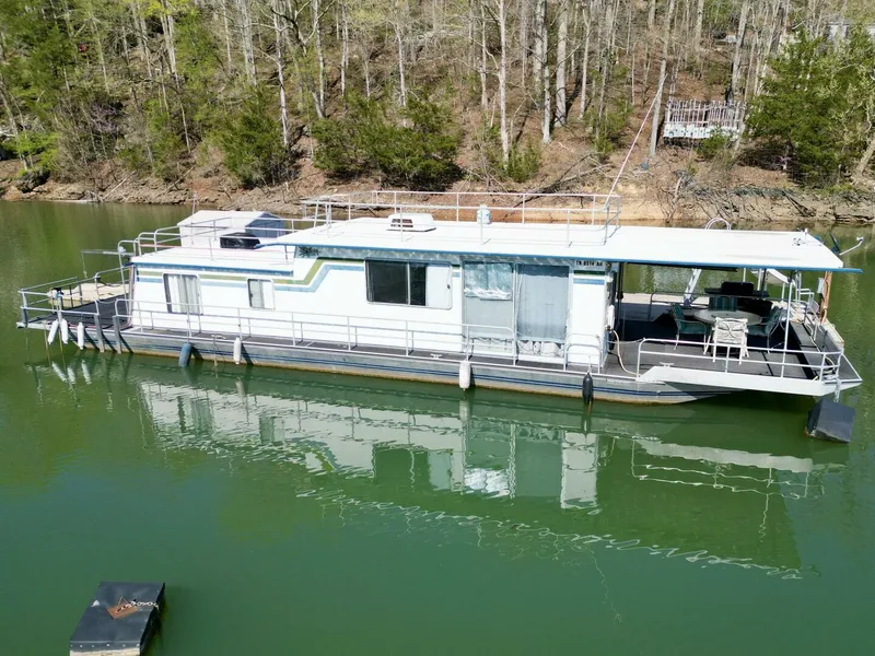 Slide: The Image of Sumerset 14 x 58 Aluminum Hull Houseboat with Catwalks 1977 - 5255884
