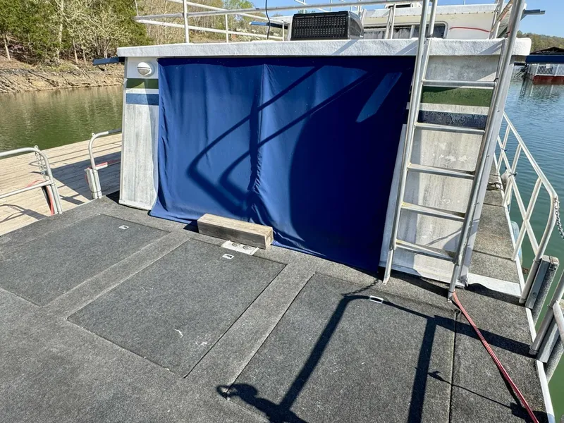 Slide: The Image of Sumerset 14 x 58 Aluminum Hull Houseboat with Catwalks 1977 - 5255948