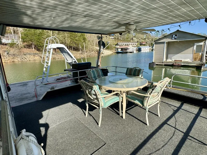Slide: The Image of Sumerset 14 x 58 Aluminum Hull Houseboat with Catwalks 1977 - 5255970