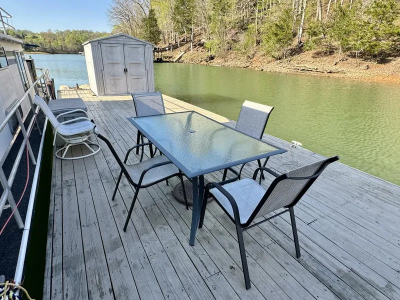 Slide: The Image of Sumerset 14 x 58 Aluminum Hull Houseboat with Catwalks 1977 - 5255971