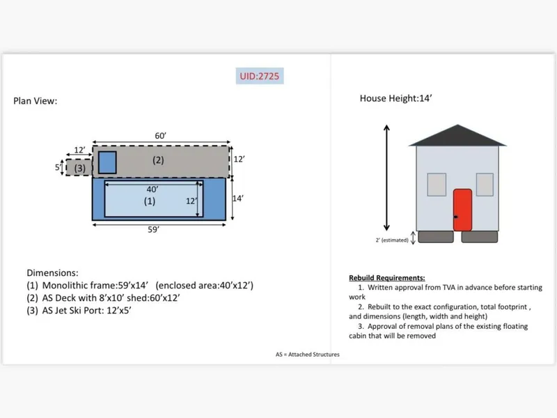 Slide: The Image of Sumerset 14 x 58 Aluminum Hull Houseboat with Catwalks 1977 - 5255978