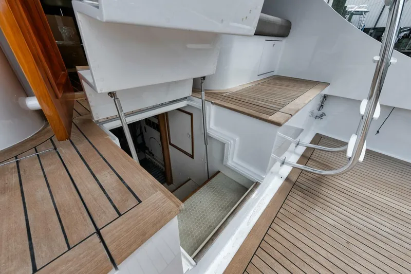 Slide: The Image of 2006 B&D 60 Custom Carolina- Engine Room Entrance - 5286428