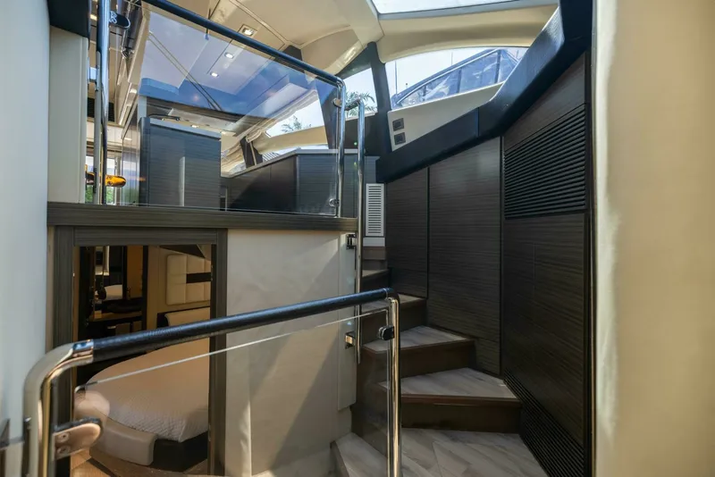 Slide: The Image of Azimut 64 A/Sea - Interior Companionway 2015 Azimut 64 Flybridge A/Sea - 7651360