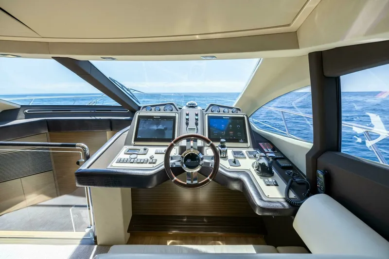 Slide: The Image of Azimut 64 A/Sea - Interior Helm 2015 Azimut 64 Flybridge A/Sea - 7651355