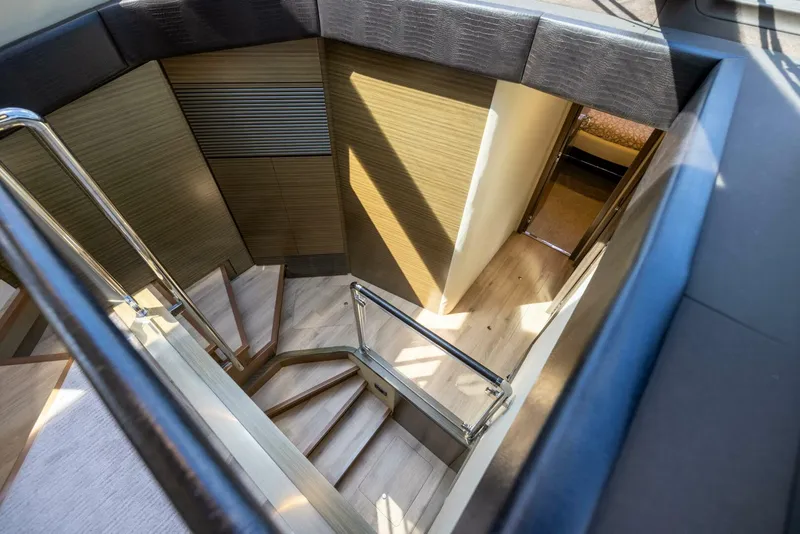 Slide: The Image of Azimut 64 A/Sea - Interior Companionway 2015 Azimut 64 Flybridge A/Sea - 5267444