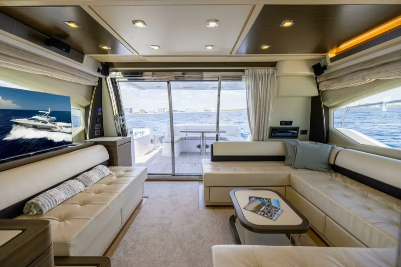 Slide: The Image of Azimut 64 A/Sea - Interior Salon 2015 Azimut 64 Flybridge A/Sea - 7651350