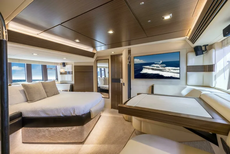 Slide: The Image of Azimut 64 A/Sea - Interior Master Stateroom 2015 Azimut 64 Flybridge A/Sea - 7651366