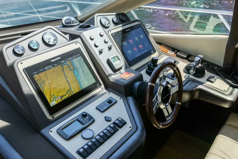 Slide: The Image of Azimut 64 A/Sea - Interior Helm 2015 Azimut 64 Flybridge A/Sea - 7651359