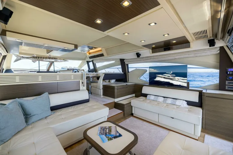 Slide: The Image of Azimut 64 A/Sea - Interior Salon 2015 Azimut 64 Flybridge A/Sea - 7651349
