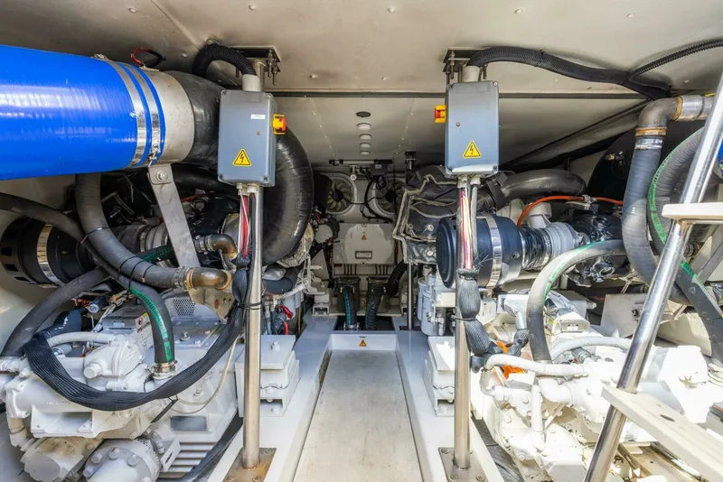 Slide: The Image of Azimut 64 A/Sea - Engine Room 2015 Azimut 64 Flybridge A/Sea - 7651400