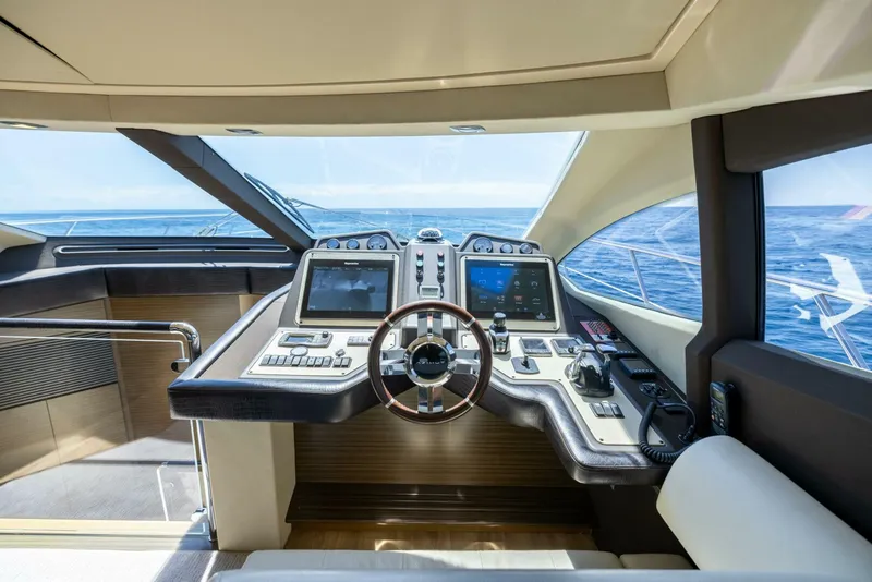 Slide: The Image of Azimut 64 A/Sea - Interior Helm 2015 Azimut 64 Flybridge A/Sea - 5266651