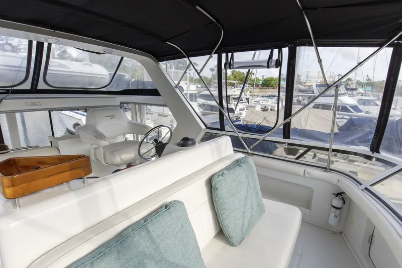 Slide: The Image of 1997 44 Carver 445 Zodiac Gypsea Helm - 5291787