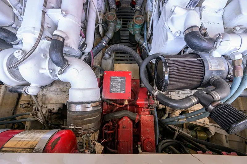 Slide: The Image of Tiara 3100 LE Black Jack - Engine Compartment 2002 Tiara 3100 LE Black Jack - 5293934