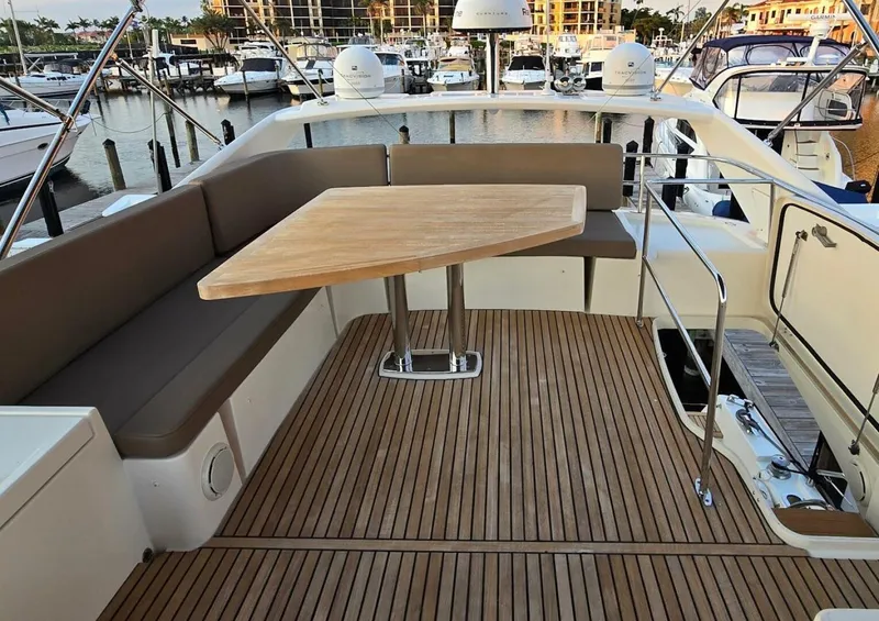 Slide: The Image of 2013 Prestige 500 Flybridge Table - 5336063