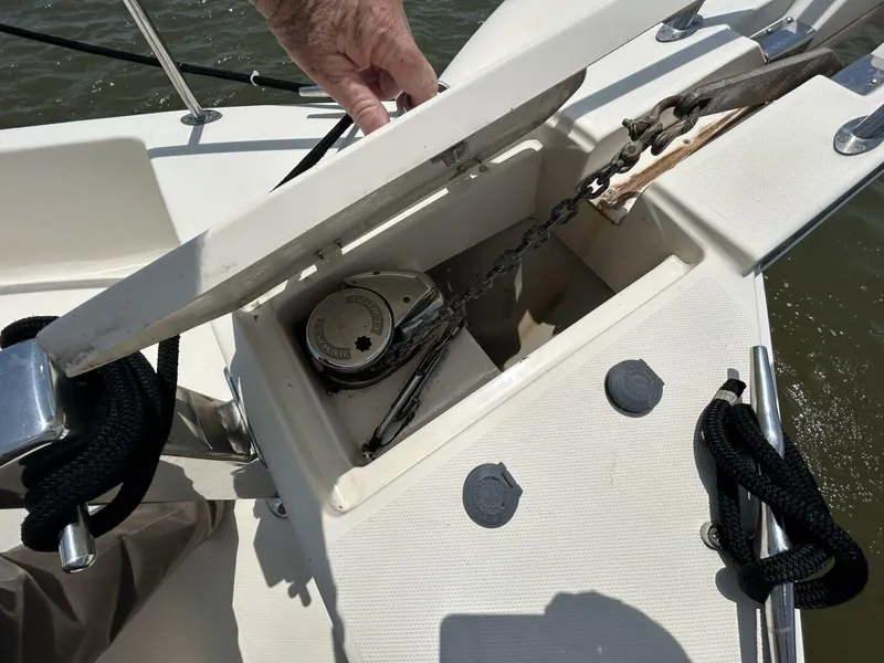 Slide: The Image of 34' Mainship anchor windlass2 - 5297584