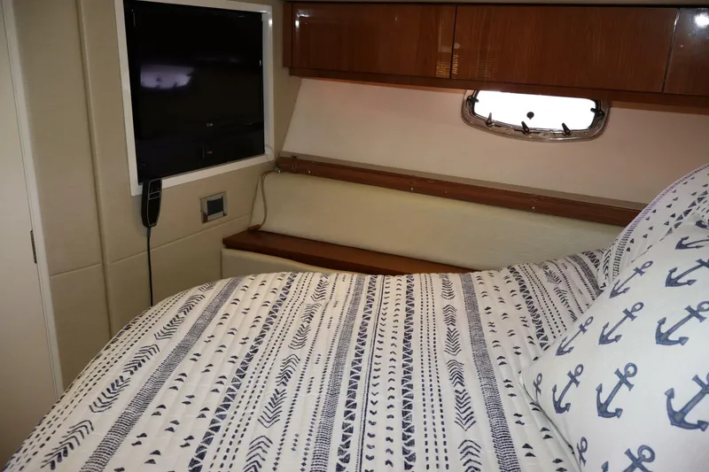 Slide: The Image of 2015 Sea Ray 410 Sundancer- SOMEDAY- Master Stateroom - 5322400