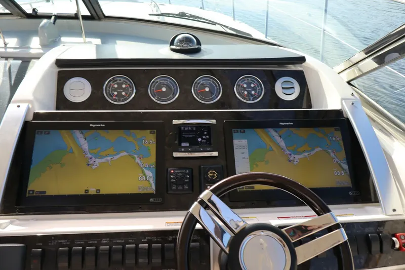 Slide: The Image of 2015 Sea Ray 410 Sundancer- SOMEDAY- Helm - 5322433