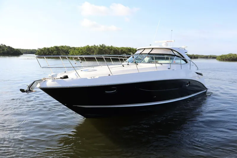 Slide: The Image of 2015 Sea Ray 410 Sundancer- SOMEDAY- Bow - 5322474