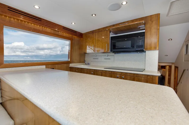 Slide: The Image of 2008 54 Hatteras 54 Convertible Lady A Galley (4) - 5454755