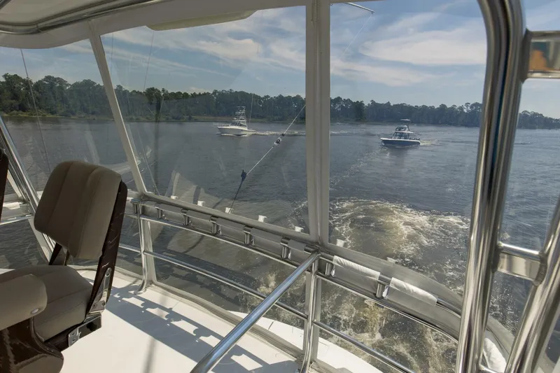 Slide: The Image of 2008 54 Hatteras 54 Convertible Lady A Flybridge (1) - 5454769