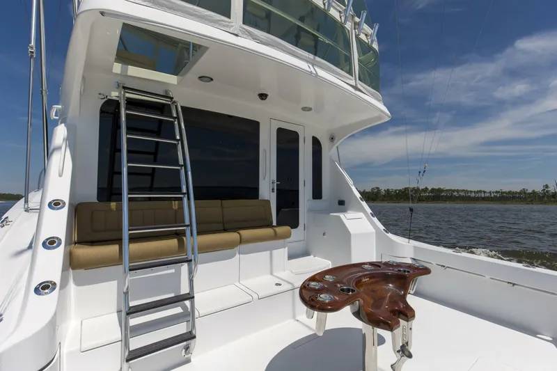 Slide: The Image of 2008 54 Hatteras 54 Convertible Lady A Cockpit (4) - 5454812