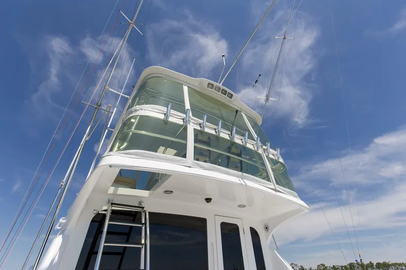 Slide: The Image of 2008 54 Hatteras 54 Convertible Lady A Flybridge (9) - 5454777