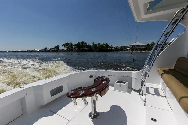 Slide: The Image of 2008 54 Hatteras 54 Convertible Lady A Cockpit (3) - 5454811