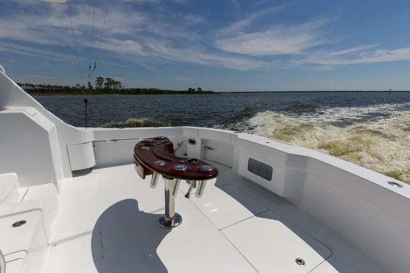 Slide: The Image of 2008 54 Hatteras 54 Convertible Lady A Cockpit (5) - 5454813