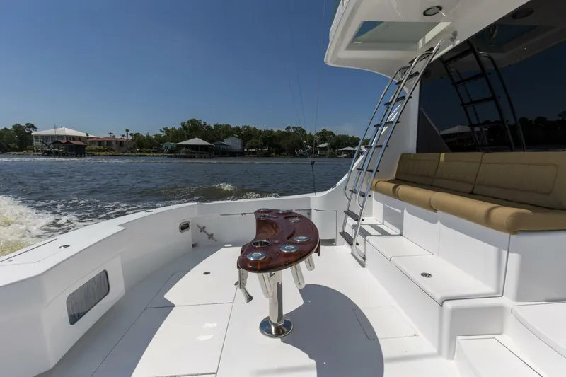 Slide: The Image of 2008 54 Hatteras 54 Convertible Lady A Cockpit (7) - 5454815