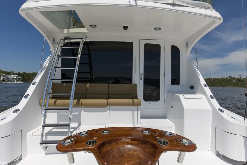 Slide: The Image of 2008 54 Hatteras 54 Convertible Lady A Cockpit (8) - 5454816