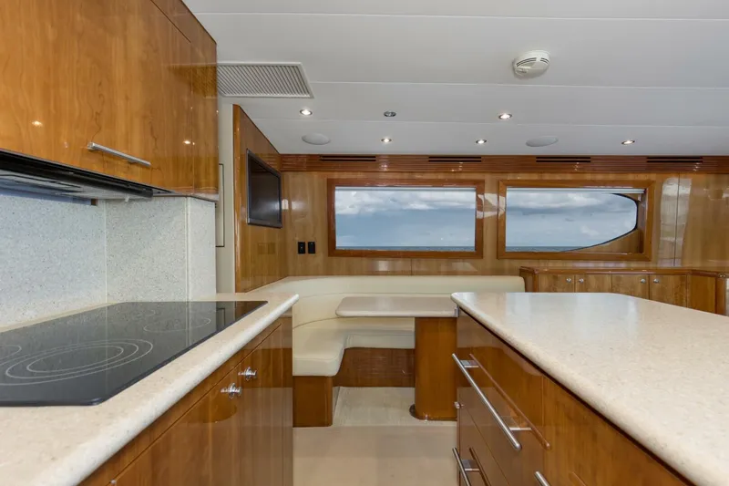 Slide: The Image of 2008 54 Hatteras 54 Convertible Lady A Galley (2) - 5454753