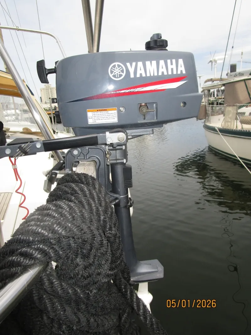 Slide: The Image of 50' Beneteau tender outboard - 6113855