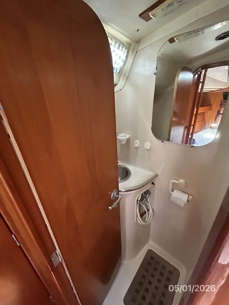 Slide: The Image of 50' Beneteau starboard forward stateroom head - 6113851
