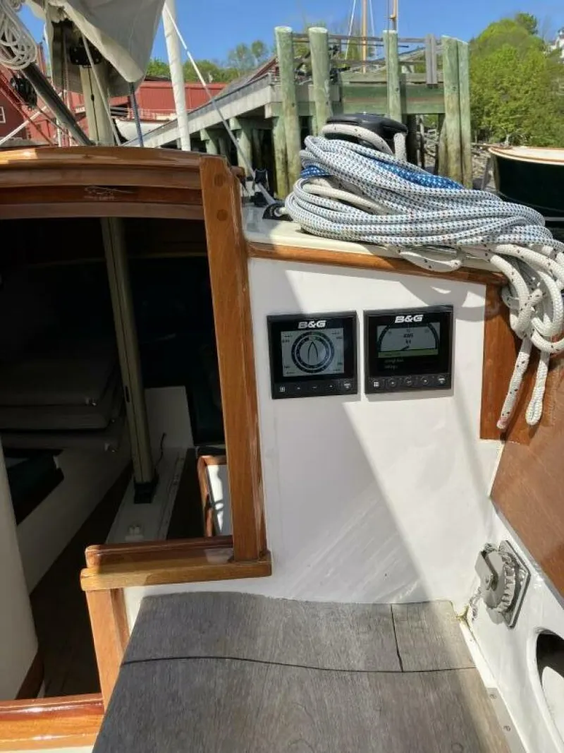 Slide: The Image of Brooklin Boat Yard Center Harbor 31 1996 - 5340138