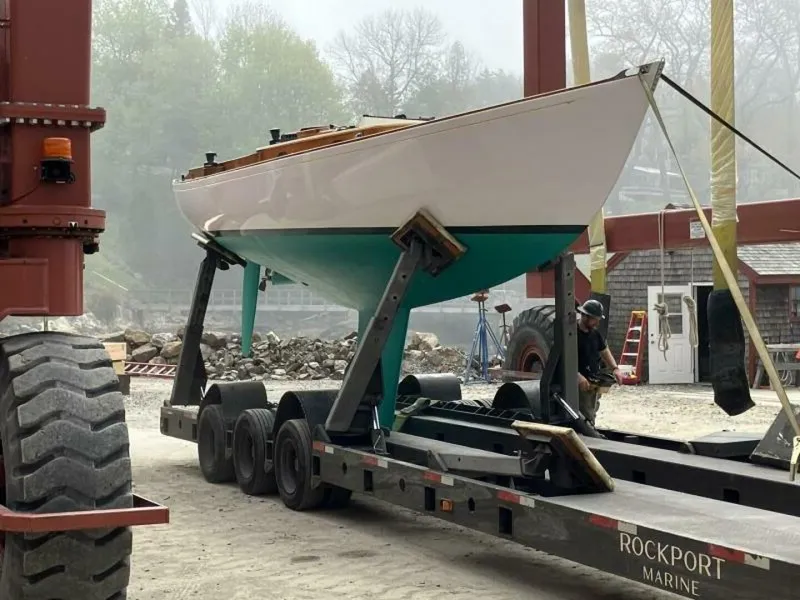 Slide: The Image of Brooklin Boat Yard Center Harbor 31 1996 - 5340114