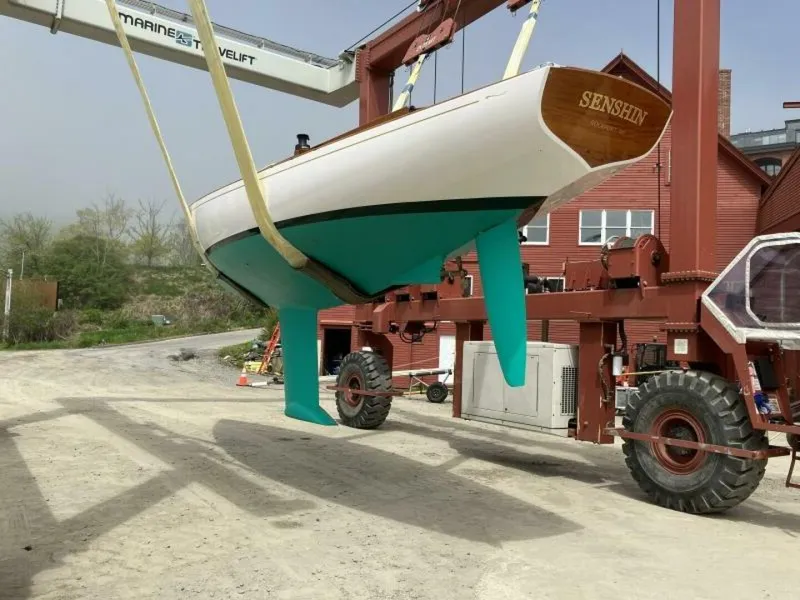 Slide: The Image of Brooklin Boat Yard Center Harbor 31 1996 - 5340116