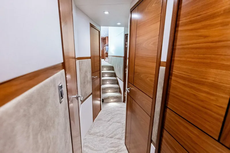 Slide: The Image of 2023 Viking 64 Convertible- SIN PELO- Companionway - 5894004