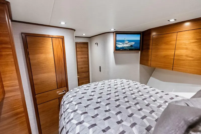 Slide: The Image of 2023 Viking 64 Convertible- SIN PELO-Forward Stateroom - 5894023