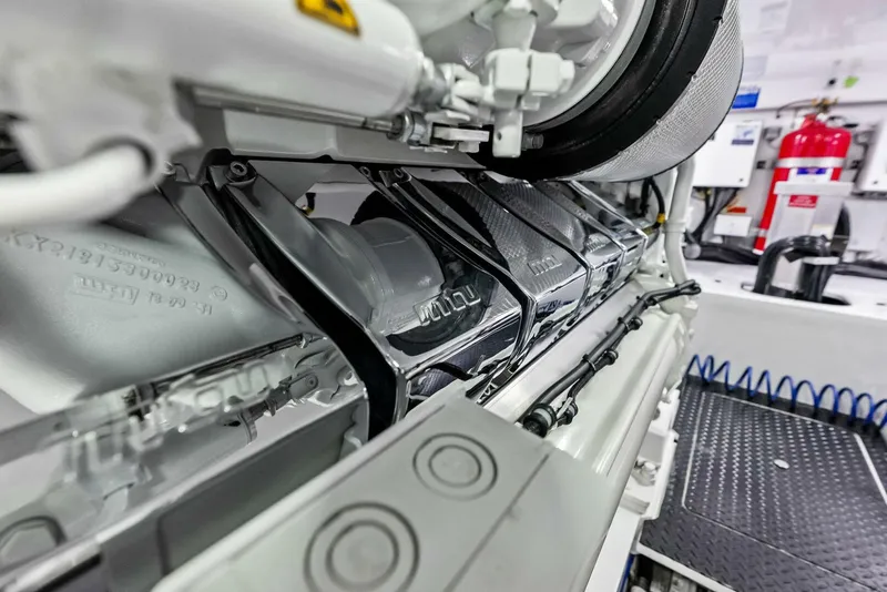 Slide: The Image of 2023 Viking 64 Convertible- SIN PELO- Engine Room - 5893990