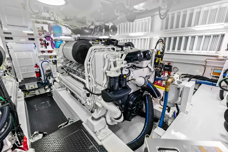 Slide: The Image of 2023 Viking 64 Convertible- SIN PELO- Engine Room - 5893996
