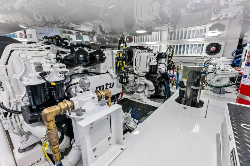 Slide: The Image of 2023 Viking 64 Convertible- SIN PELO- Engine Room - 5893999