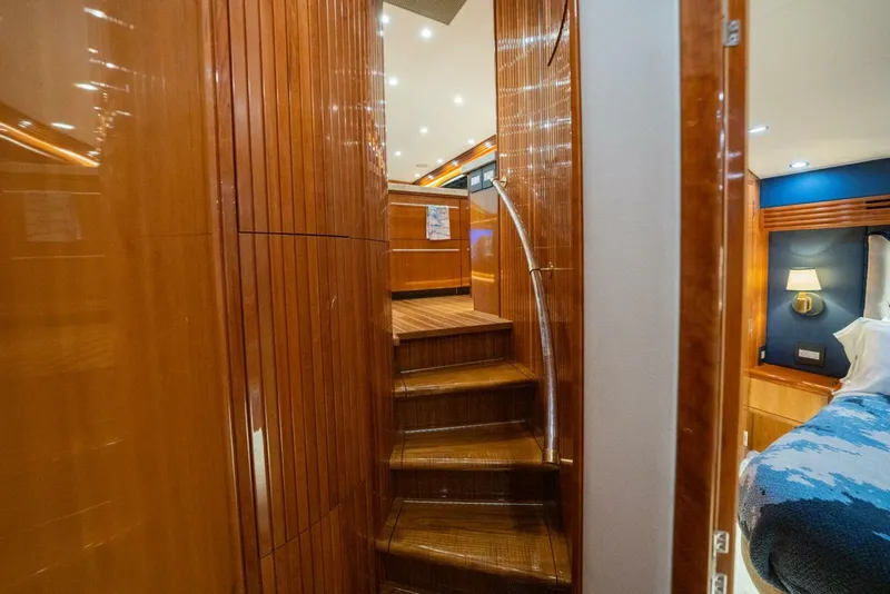 Slide: The Image of Stairs Down to Staterooms - 5351114