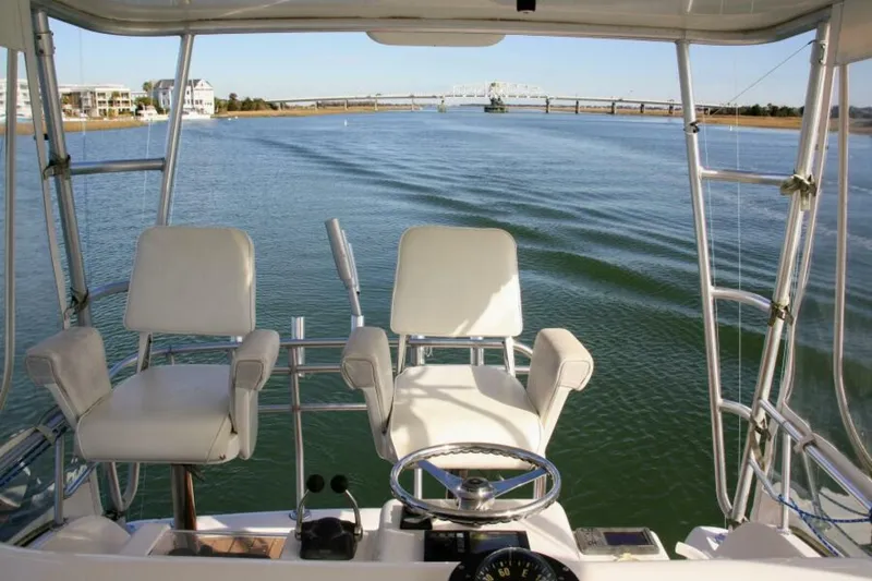 Slide: The Image of Bertram 39 Lineage- Flybridge 2003 Bertram 390 Convertible Lineage - 5355612