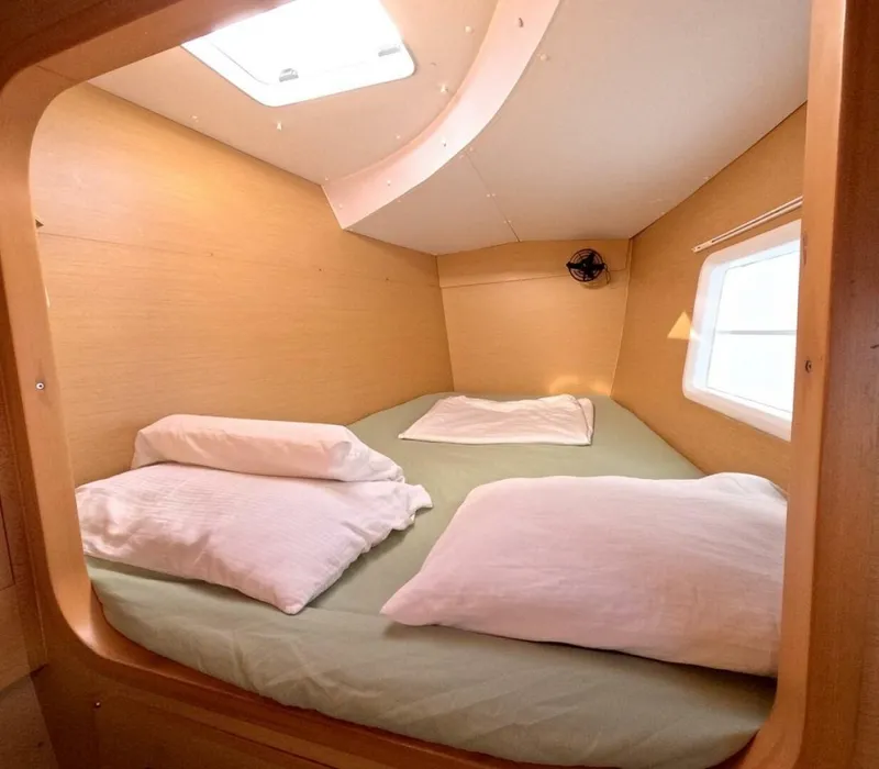 Slide: The Image of Cabin_front_starboard_zoom 2016 LAGOON 380 S2 For Sale. 2017 Model. 4-cabin, 2-head version. - 5357032