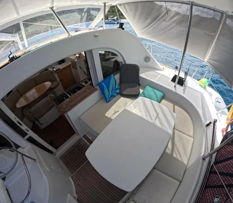 Slide: The Image of Cockpit_over 2016 LAGOON 380 S2 For Sale. 2017 Model. 4-cabin, 2-head version. - 5357036